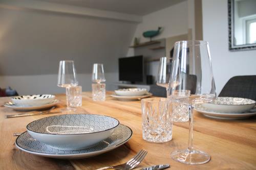 Langeoog Ferienwohnung Vermietung am Meer – Haus Dünenblume - Haus Dünenblume - Wohnung 3 - Essbereich