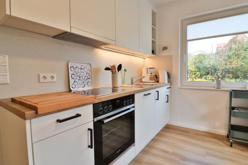 Langeoog Ferienwohnung Vermietung am Meer – Haus Seedüvel - Seedüvel EG - Küche