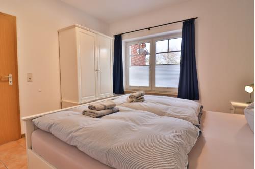 Langeoog Ferienwohnung Vermietung am Meer – Haus Seedüvel - Seedüvelchen - Schlafzimmer