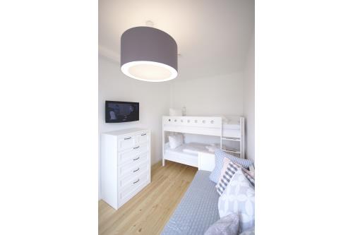 Langeoog Ferienwohnung meer Langeoog - oog een - Kinderzimmer Etagenbett