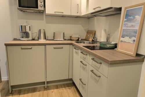 Langeoog Ferienwohnung Wind & Meer - Küche